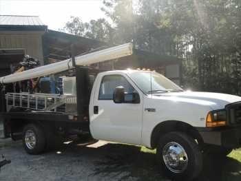 99 Ford F450 Flat Bed w/Duramast Well Drill Equip