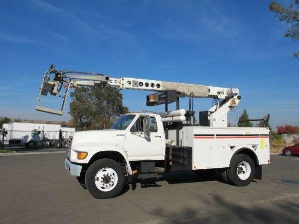 Ford F700 Telsta T40 Cable Placing Bucket Truck