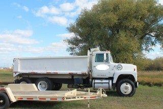 Ford 9000 Dump Truck with Pup Trailer